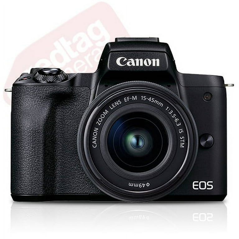 Canon EOS M50 Mark II 24.1MP Mirrorless Digital Camera, UHD 4K
