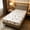 Multicolor M, variant on Floral Pattern Fitted Sheet Polyester Bed Sheet With 10 Inch Deep Pocket Double Size Multicolor 1 Count