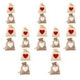 thumbnail image 4 of 20pcs Heart Pattern Gift Bags Small Gift Bags Wedding Candy Wrapping Bags, 4 of 7