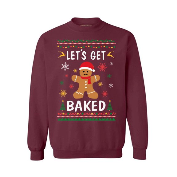 Awkward Styles Christmas Sweatshirt Xmas Gingerbread Man Sweater