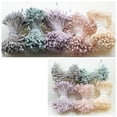 thumbnail image 3 of 360 piezas de estambres y pistilos para flores artificiales, ideales para manualidades. verde, 3 of 7
