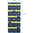 thumbnail image 2 of Cell Phone Holder for Classroom Calculator Hanging Organizer with 15 Pockets, 2 of 4