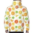 thumbnail image 7 of Fotbe Men's Hoodie with Colorful Lemons Pattern - Kangaroo Pocket Pullover Hooded Sweatshirt, Perfect for Daily Wear, Travel, and Home-3X-Large, 7 of 7