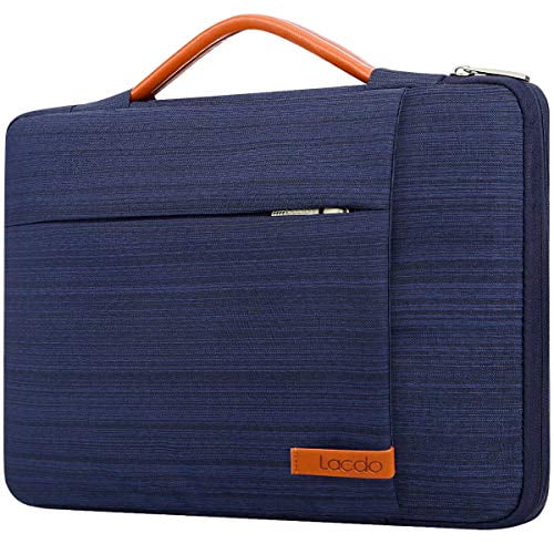 Lacdo 360Â° Protective Laptop Sleeve Case Computer Bag for 15.6 Inch Acer Aspire, Predator, Inspiron, ASUS ZenBook 15 VivoBook, HP Pavilion, IdeaPad 330, ThinkPad E590 Chromebook Water Repellent, Gray