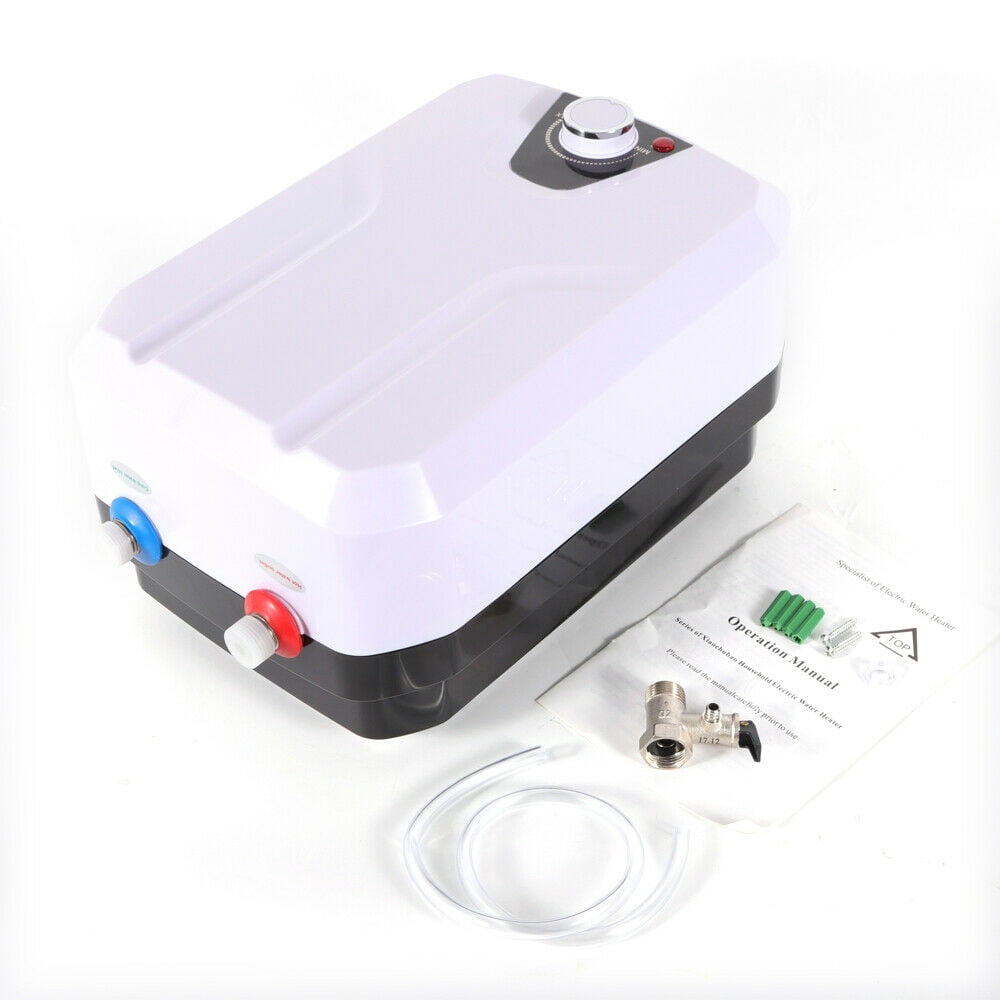 Vertical White Electric Water Heater with 1500W Power And a Fast Thermal Conductivity Heating Pipe 110V 50HZ