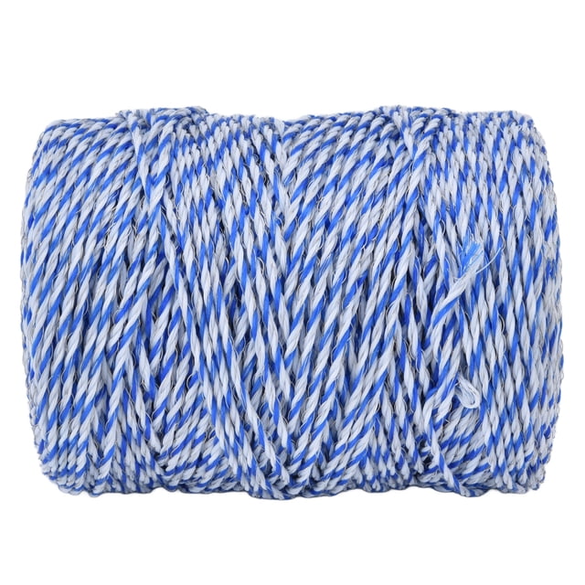 Fencing Polywire,3mm 200 Meters Electric Conductive Rope Electric Fence Rope High Capacity