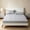 Gray, variant on Ice Silk Cooling Mat 3 Piece, Breathable Cool Touch Bed Pad with Pillowcases, Foldable Sleeping Mat Ideal for Dorm and Household Summer Rest, Beige