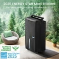 thumbnail image 4 of Waykar 10 pt. (DOE) 2025 Most Efficient Energy Star Dehumidifier, 2,500 Sq. Ft (MAX 34Pint at 95°F, 90% RH), 4 of 9