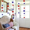 thumbnail image 6 of AYktou 4th of July Banner, Independence Day Star Pattern Bunting USA Flag Tassel, Holiday Celebrations Patriotic Garland Hanging Banner Background Flag for Parade Floats Party Decor, 6 of 6