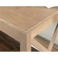 thumbnail image 4 of Riverbay Furniture Transitional Pine Wood Laptop Desk in Driftwood Brown, 4 of 17
