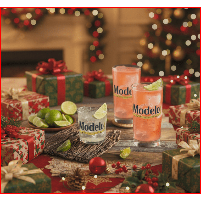 Modelo Mixer Night Gift Set with Collectible Glassware and