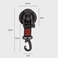thumbnail image 6 of sunsanly Suction Cup Hook Carabiner Lightweight Portable Strong Load-bearing Heavy-Duty Hanging Hook Camping Accessories, 6 of 8