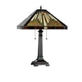 thumbnail image 2 of RADIANCE Goods Tiffany-Style 2 Light Mission Table Lamp 16" Shade, 2 of 5