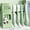 Green, variant on WYBXZ Green Erasable Pen 4 Pack Thermal Magic Ink for Ecology Notes Garden Journal Vibrant Color 0.5mm Bullet Tip Teacher Gift
