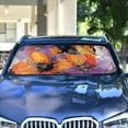 thumbnail image 4 of Bold Wildflowers Line Car Windshield Sun Shade Reflector Sunshade Foldable for Front Keeps Vehicle Cool, 4 of 8