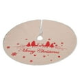 thumbnail image 2 of Falda de Navidad mayimx redonda 98cm Beige, 2 of 9