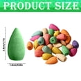 thumbnail image 2 of PPKVUFD 100Pcs Backflow Incense Cones for Waterfall - Natural Mixed Scents Waterfall incens Fits All Backflow Incense Burners, Meditation Yoga Aromatherapy, Scented Cones, 2 of 2