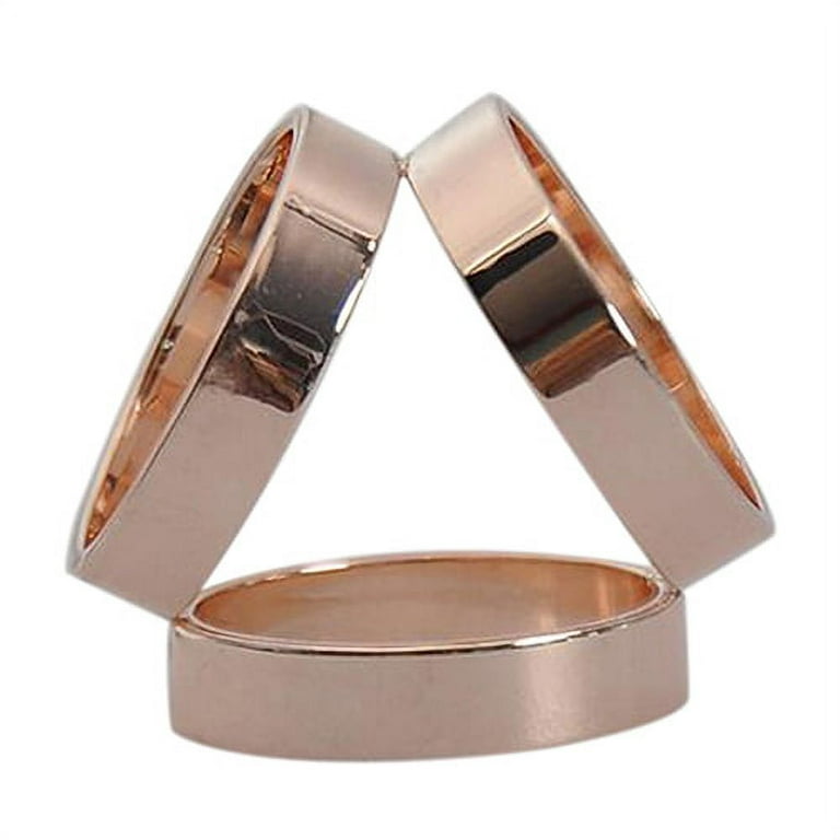 Naierhg Rose Gold Plated Trio Scarf Ring Silk Scarf Buckle Clip Slide  Jewelry 