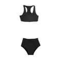 thumbnail image 1 of Traje de Baño Femenino a Escala 1/6, Bikini, Chaleco Deportivo Y Pantalones Cortos, Colección de Moda, Parte Superior E Inferior, Ropa Interior. Negro, 1 of 8