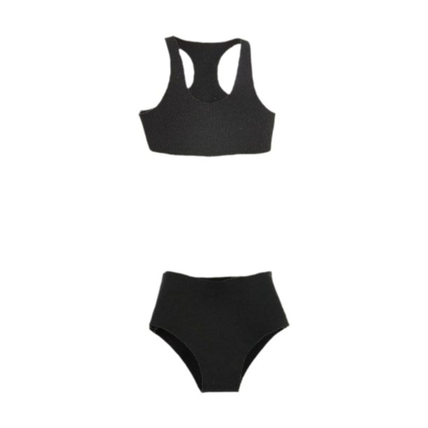 Figura de acción de ropa femenina a escala 1/6, ropa coleccionable, miniatura de moda 1:6 Negro