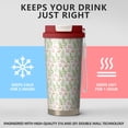 thumbnail image 2 of Christmas 18oz Double Drinking Coffee Mug – Vacuum Insulated Stainless Steel Travel Cup with Leakproof Lid, 316 Steel Thermos Tumbler for Hot & Cold Beverages, 2 of 7