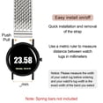 thumbnail image 4 of Uxcell Stainless Steel Mesh Watch Band 24mm Quick Release Adjustable Metal Replacement Watch Strap for Men Women, Silver, 4 of 7