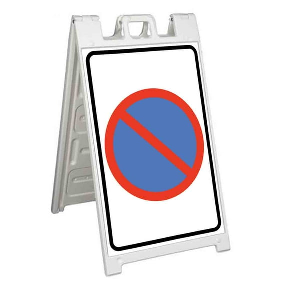 No Waiting (24" X 36") Standard A-Frame Signicade, Includes Decal Applied To Stand