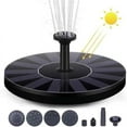 thumbnail image 3 of Solar Powered Water Circulation For Dynamic Solar Fountain, Easy to Use Eco-Friendly Outdoor Submersible Garden Decoration With Adjustable Nozzles For Bird Bath And Pond, 3 of 7