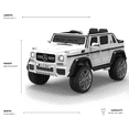 thumbnail image 3 of KidsVIP 12V Mercedes Maybach G650 4X4 1-Seater Ride-on Truck W/ Rubber Wheels, Music & Remote, 3 of 12