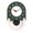 Green, variant on Punch Free Clock Wall Clock for Living Room, Stylish, Simple and Personalized Home Use, Suitable for Hotels, Bars, Restaurants.