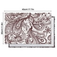 thumbnail image 5 of Set of 6 Bohemian Paisley Placemats, Flax Linen Table Mats with Artistic Vintage Floral and Abstract Mandala Designs, Heat Resistant and Wrinkle Free, 5 of 5