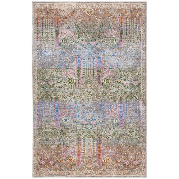 Nourison Quaint Harmony 5'3" x 7'6" Blue Multicolor Bohemian Indoor Rug
