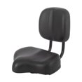thumbnail image 1 of Asiento de bicicleta con cojín de respaldo de la bicicleta suave de la bicicleta del asiento del asiento del ciclismo de bicicleta Negro, 1 of 8