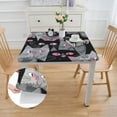 thumbnail image 2 of HAOXIT Square Table Cloth Table Cover Fabric s for Dining Kitchen Party Holiday Dinner 36*36, 2 of 8