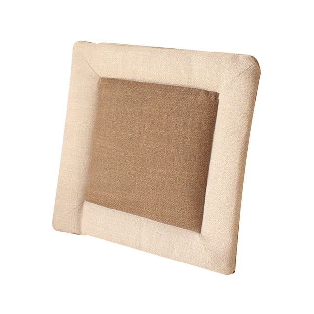 Ohufall Linen Cover Seat Cushions For Kitchen Dining Chairs Non-Slip Chair Pads With Ties Washable Pressure Relief For Home