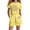 1-Yellow1936, variant on Tiijoy Girl Casual Outfits Letter Print Cotton Short Sleeve T Shirt Shorts Set, Sizes 4-14
