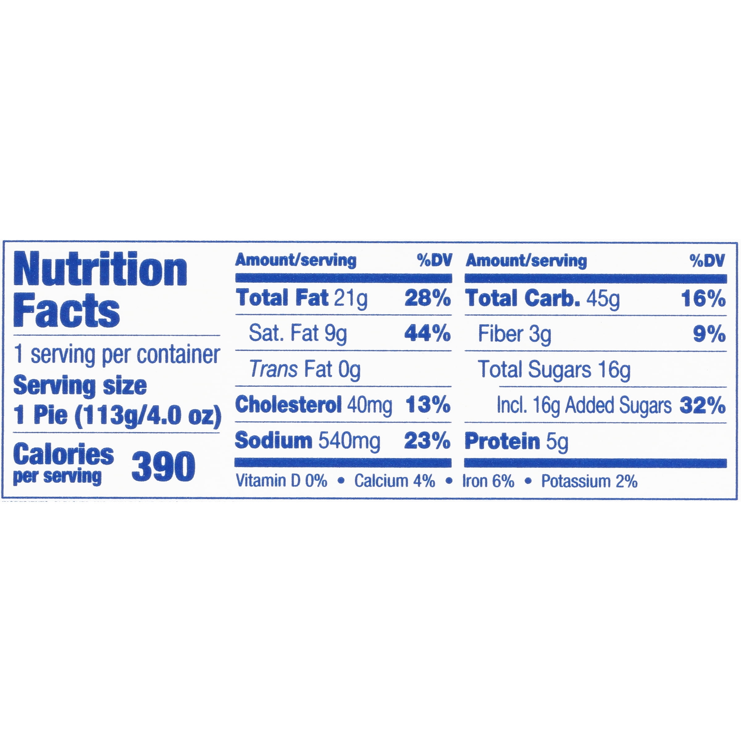 Tastykake Pumpkin Cheesecake Flavored Baked Pie, Soft Baked Pie Crust, Shelf-Stable, 4 oz