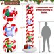 thumbnail image 2 of Decoraciones inflables navideñas Joliyou de 3 m con Papá Noel con reno, 2 of 9