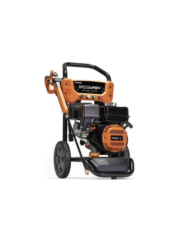 Generac 8898 2900 PSI 2.4 GPM Speedwash Residential Gas Powered Pressure Washer with Soap Tank