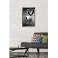 thumbnail image 2 of NFL Las Vegas Raiders – Helmet 20 Wall Poster, 14.725" x 22.375", Framed, 2 of 3