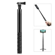 PULUZ 110cm Metal Selfie Stick Monopod with Invisible Adapter Base & Screw for Insta360 One RS / /