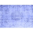 thumbnail image 1 of Ahgly Company Indoor Rectangle Abstract Blue Contemporary Area Rugs, 2' x 3', 1 of 4