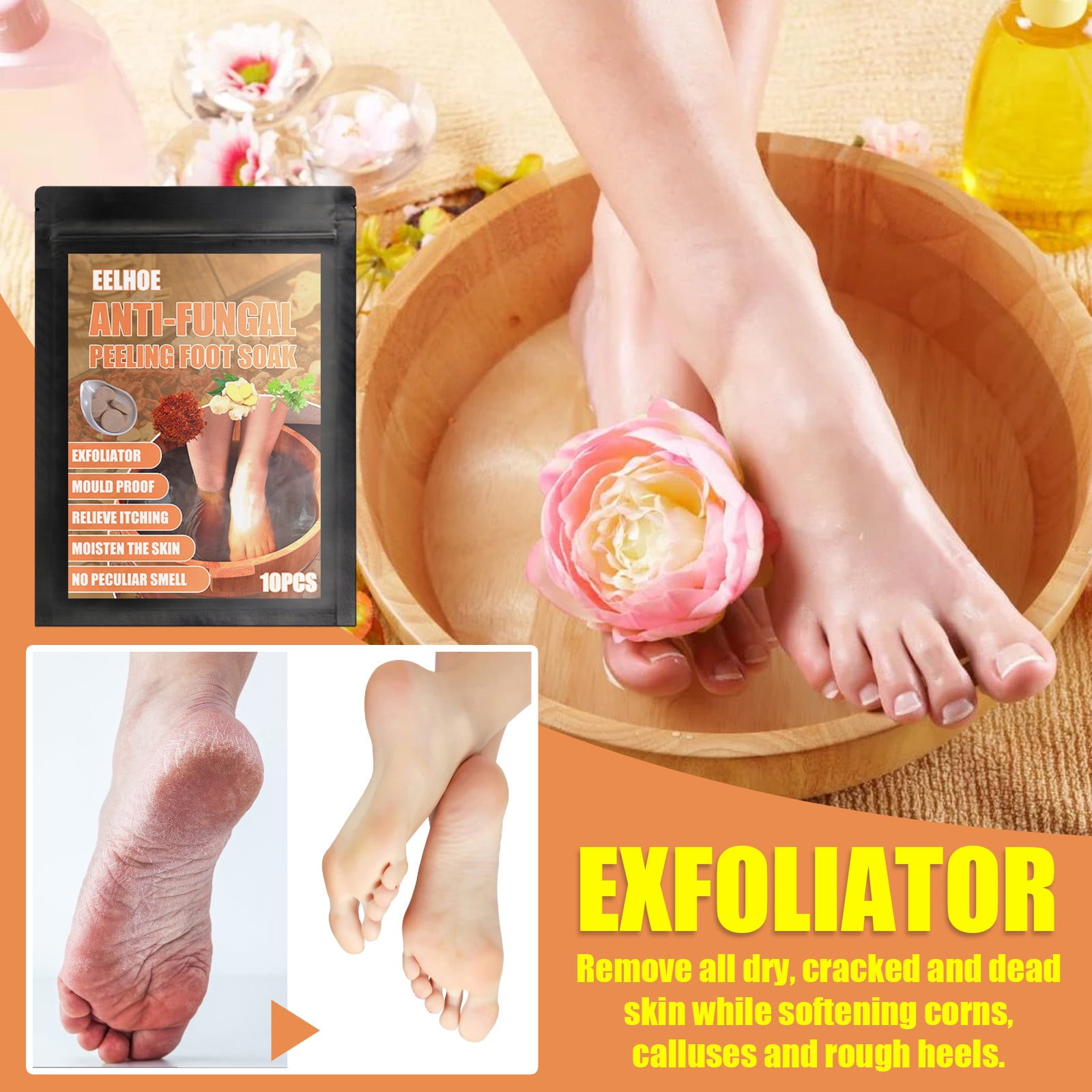 Foot Soaking Tablets Foot Care Antifungal Peeling Foot Soaking Tablets