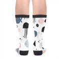 thumbnail image 2 of Unisex Novelty Cotton Crazy Crew Socks - Jellyfish Shells and Fish Socks, 2 of 5