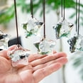 thumbnail image 5 of Japceit Crystal Pentagram Pendant, Prism Window Catcher Wind Chime Christmas Decor, Reflective Hanging Ornament for Room, Balcony, Holiday Atmosphere Display, 5 of 7