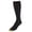 Black, variant on Men's GOLDTOE® 3-Pack Mild Compression OTC Ribbed Socks