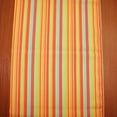 thumbnail image 2 of Cotton Print Table Runner Multi Stripes Green Orange, 2 of 2