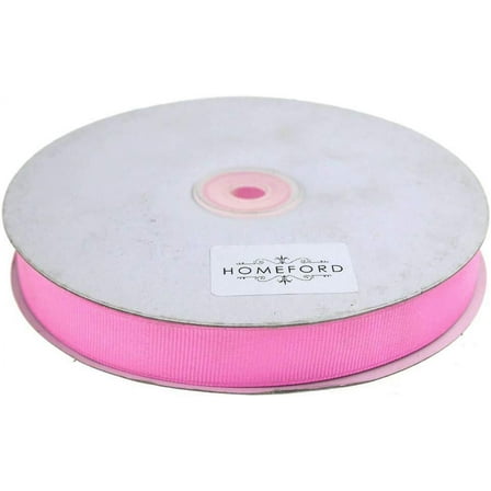 Solid Grosgrain Ribbon, 5/8-Inch, 50 Yards, Rose