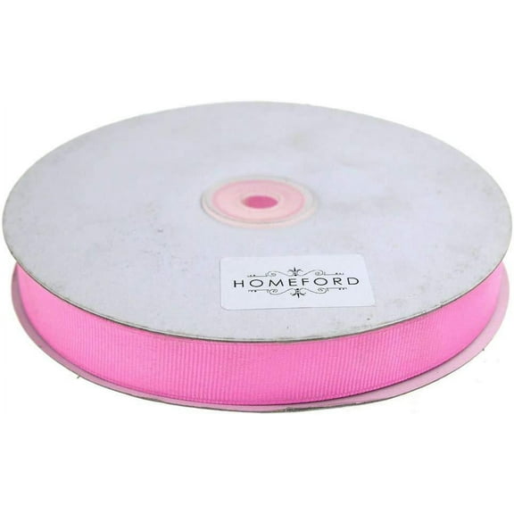 Solid Grosgrain Ribbon, 5/8-Inch, 50 Yards, Rose