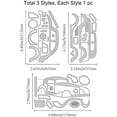 thumbnail image 6 of 3 Style Vintage Car Cutting Dies Classic Car Carbon Steel Stencil Template Car Pattern Metal Crafting Dies Cutting Die Cuts for DIY Card Making Scrapbooking Photo Album Decoration, 6 of 8